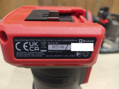 Einhell Akku-Oberfräsen-Kantenfräsen-Set TP-RO 18 Set Li BL Solo, I37299