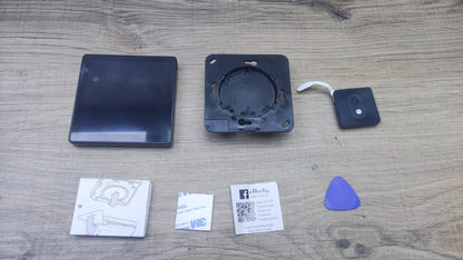 Shelly Wall Display + Blu H&T Sensor Schwarz, I37630