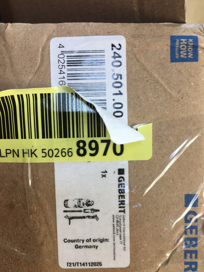 Geberit Spülgarnitur für Betätigung von vorn, Heberglocke, 240.501.00, I39803