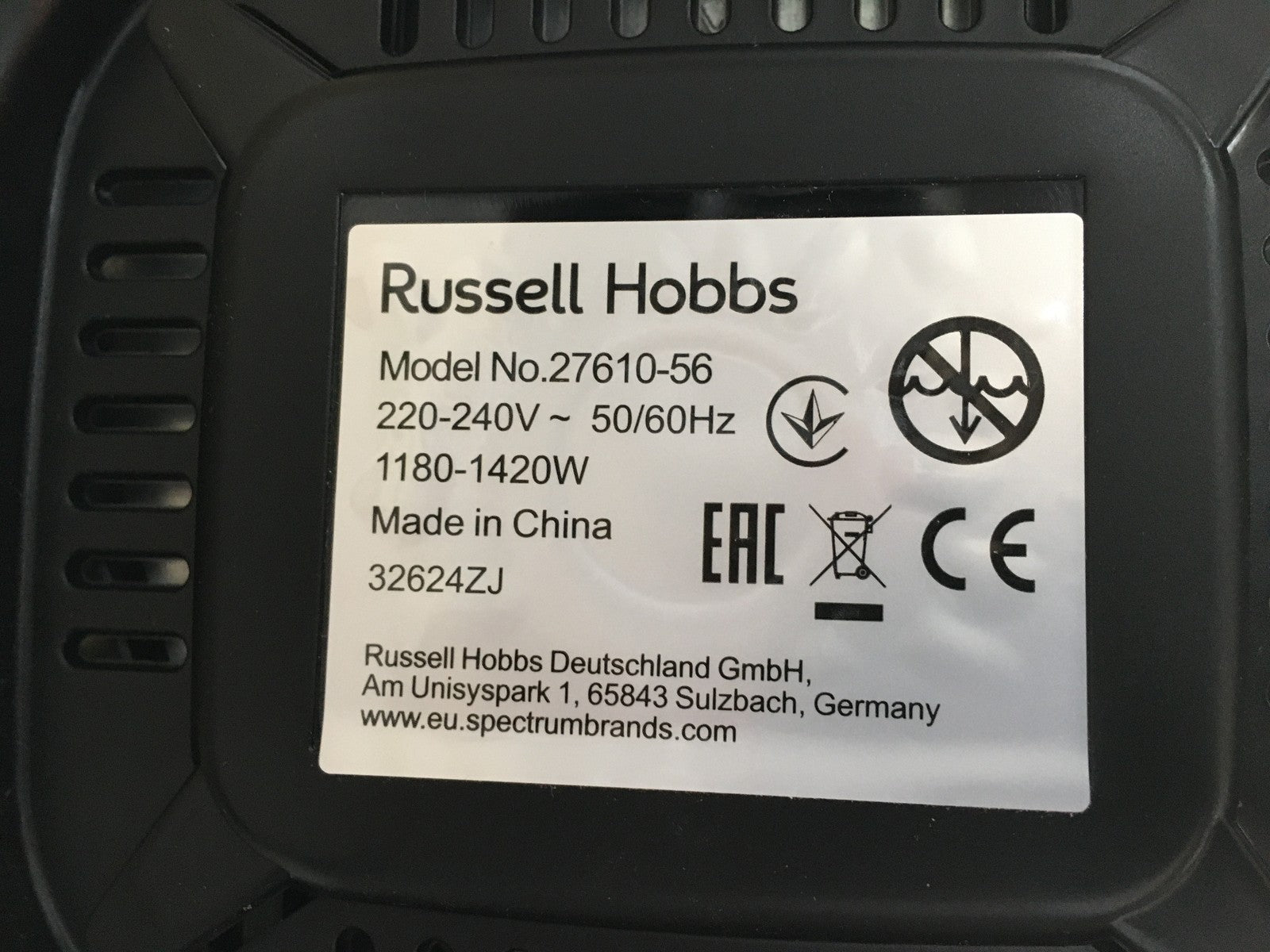 Russell Hobbs 27610-56 Heißluftfritteuse 4,3L, I39338