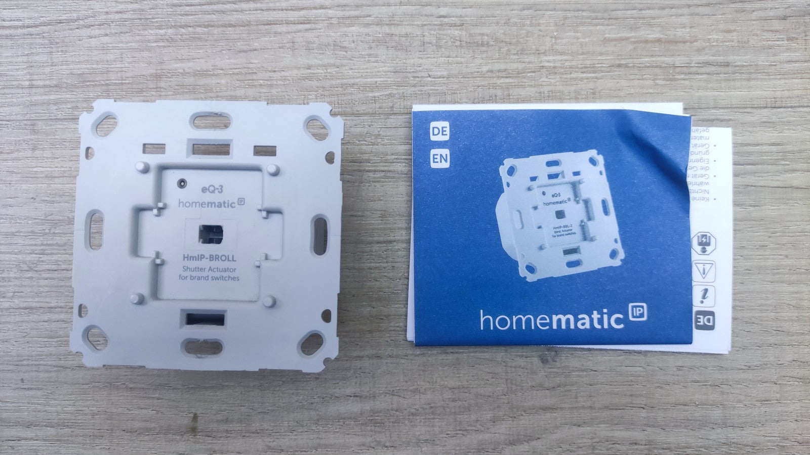 Homematic IP Rollladenaktor für Markenschalter HmIP-BROLL 151322A0, I37583