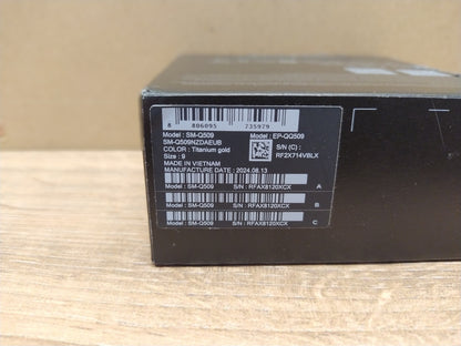 Samsung Galaxy Ring Titanium Gold SM-Q509, Größe 9, I39236