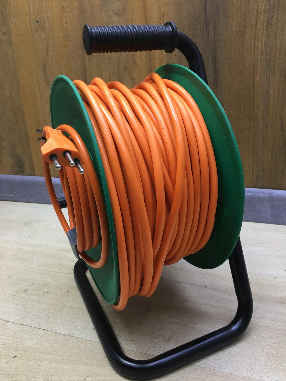 Zenitech Schweizer Gartenschlauchtrommel, 50 m, H05VV-F 3G1,5 mm², I34953