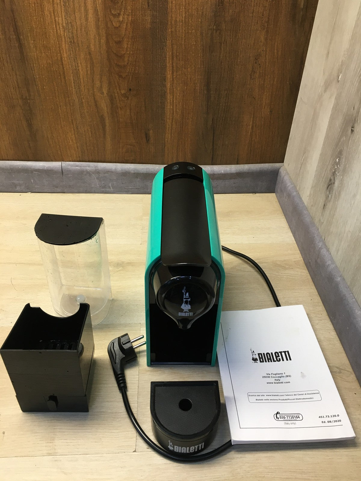 Bialetti CF90 Kapselmaschine, 1200W, Smaragdgrün, I36612