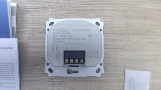 Homematic IP Rollladenaktor für Markenschalter HmIP-BROLL-2 151322A0, I38489