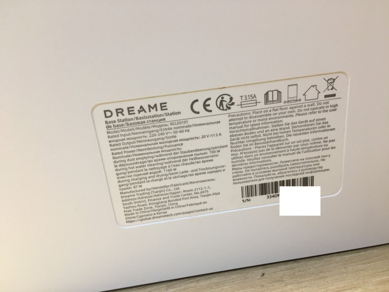 dreame L50 Pro Ultra Saugroboter mit Wischfunktion RLL84CE, I36726