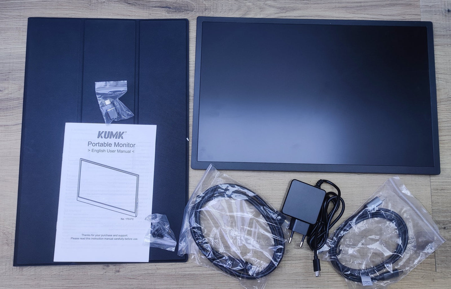 Kumk Tragbarer Monitor TH-170FC 17,1" WUXGA 1920x1200 HDR USB-C Mini-HDMI