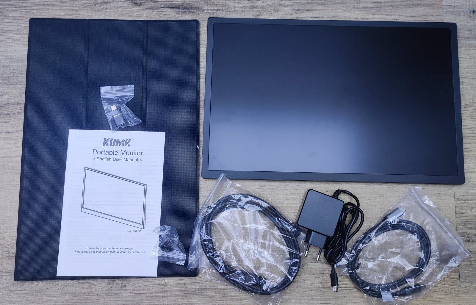 Kumk Tragbarer Monitor TH-170FC 17,1" WUXGA 1920x1200 HDR USB-C Mini-HDMI