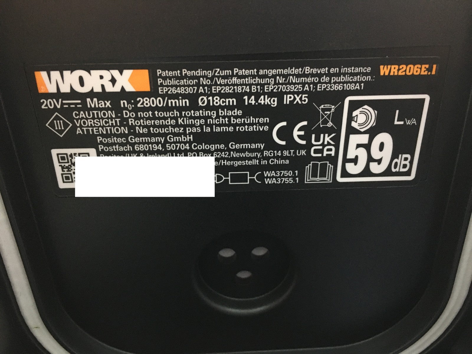 WORX Landroid Vision M600 Mähroboter ohne Begrenzungskabel WR206E.1 I39431