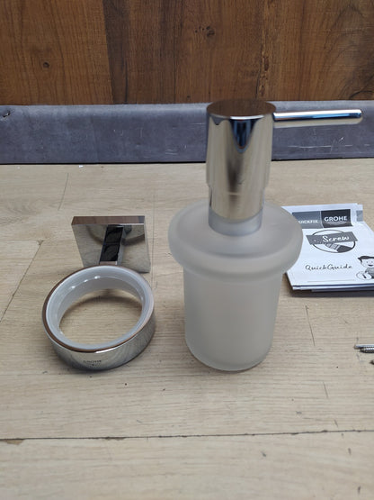 GROHE Start Cube klebbarer Seifenspender für das Bad 41098000, 160 ml, I38725