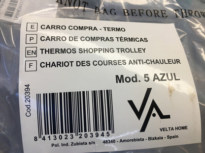 Velta Home Einkaufstrolley mit 4 Rädern, 48L, I37134