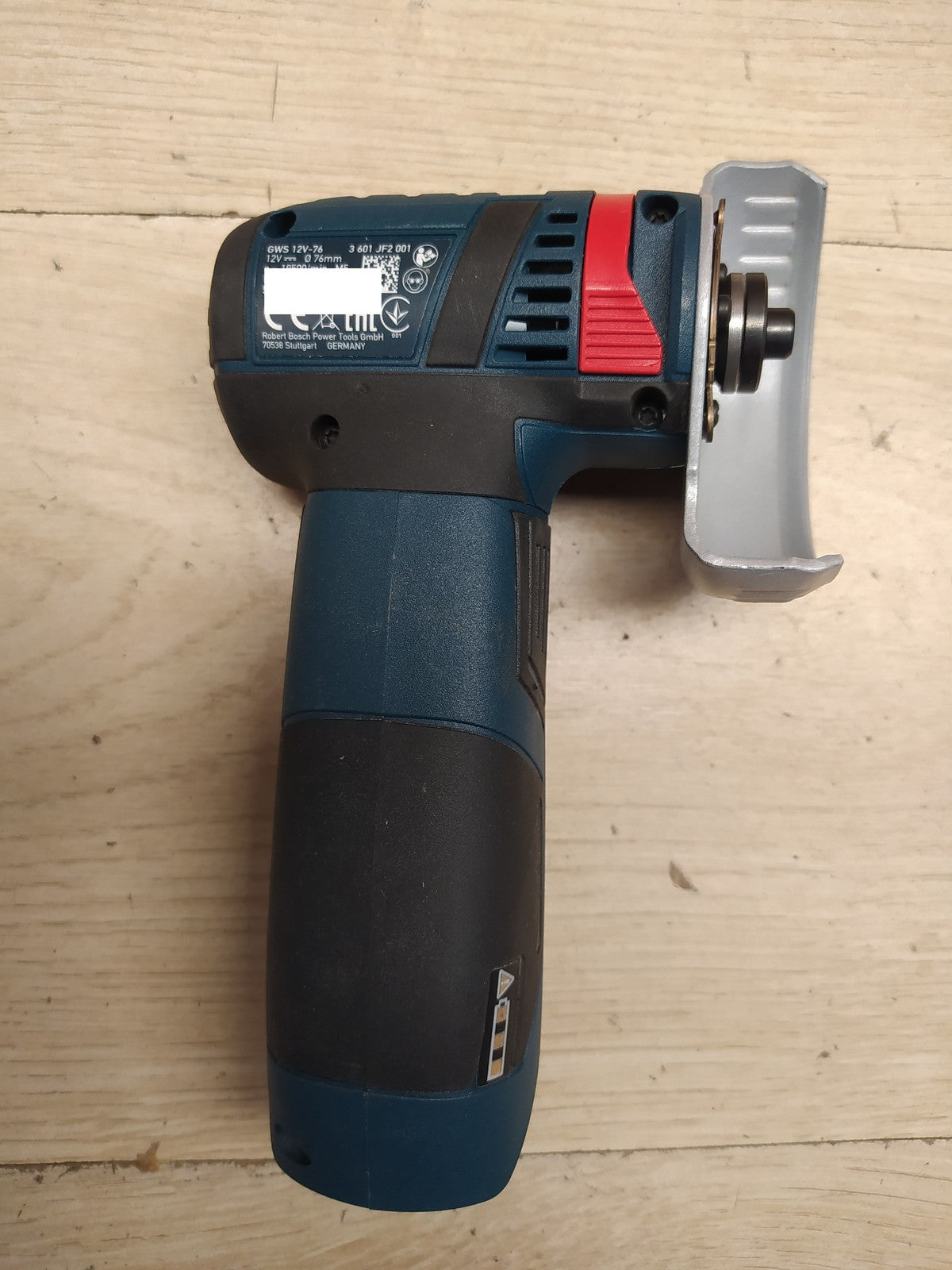 Bosch Professional GWS 12V-76 Akku-Winkelschleifer solo, I38497