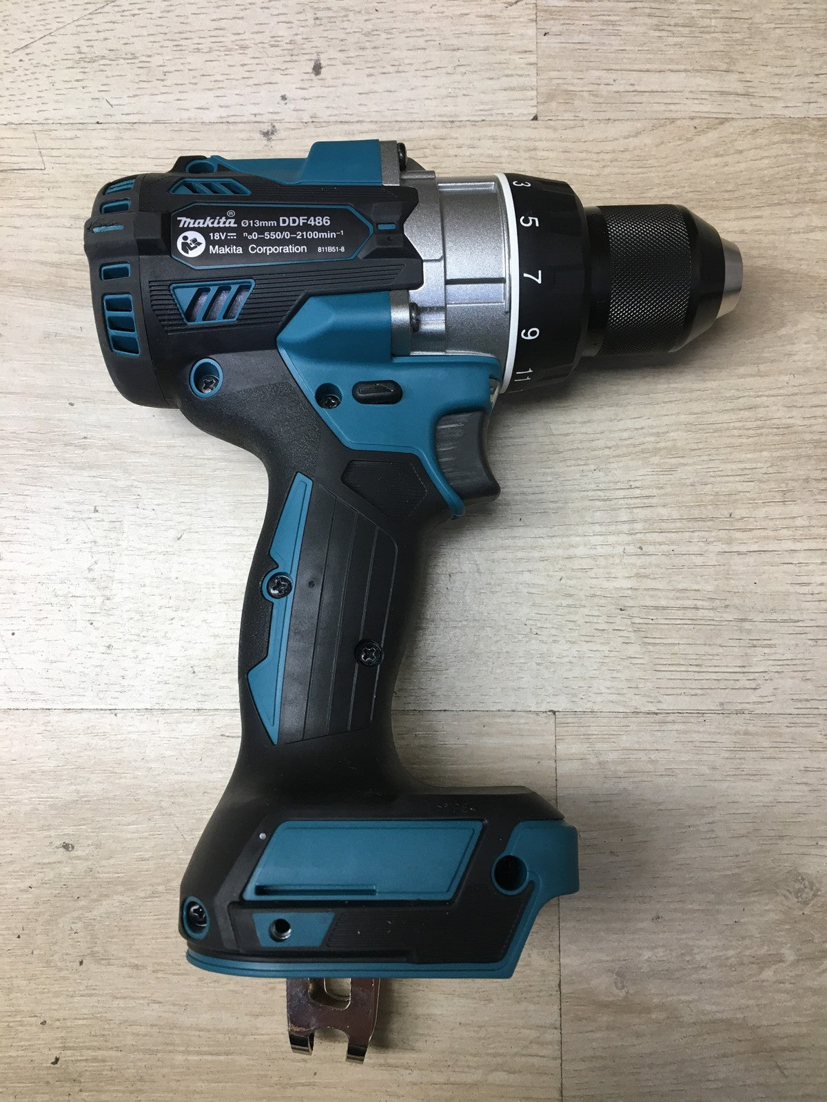 Makita DDF486Z Akku-Bohrschrauber 18V Solo (ohne Akku, ohne Ladegerät), I37621