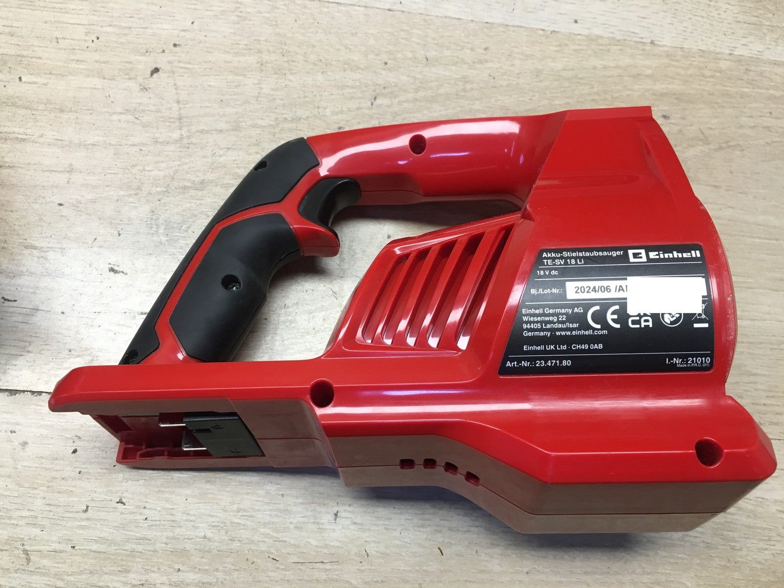 Einhell Akku-Stielstaubsauger TE-SV 18 Li Solo, 18V, I39860