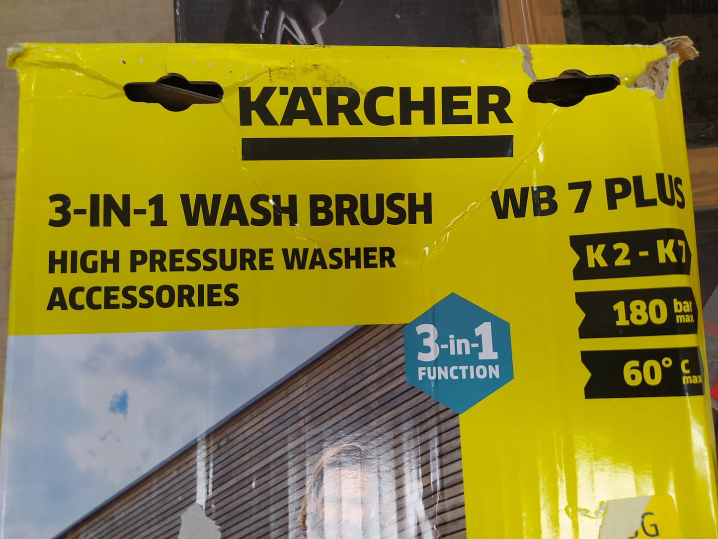 Kärcher WB 7 Plus 3-in-1 Waschbürste 2.644-374.0, 3 Funktionen, I38328