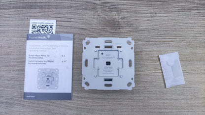 Homematic IP Schalt-Mess-Aktor für Markenschalter HmIP-BSM, I37244
