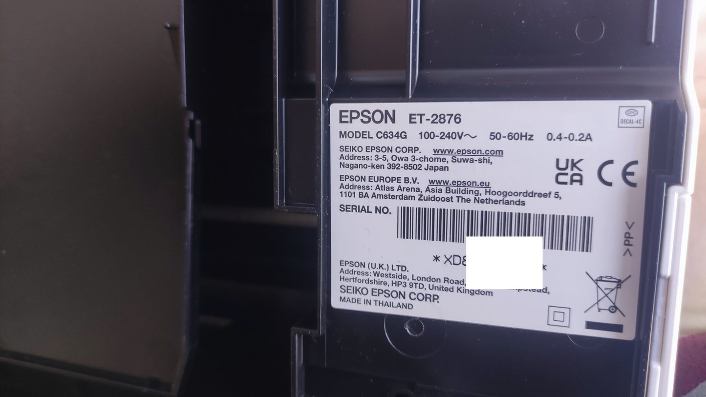 Epson EcoTank ET-2876 Tintentankdrucker, A4, I37667