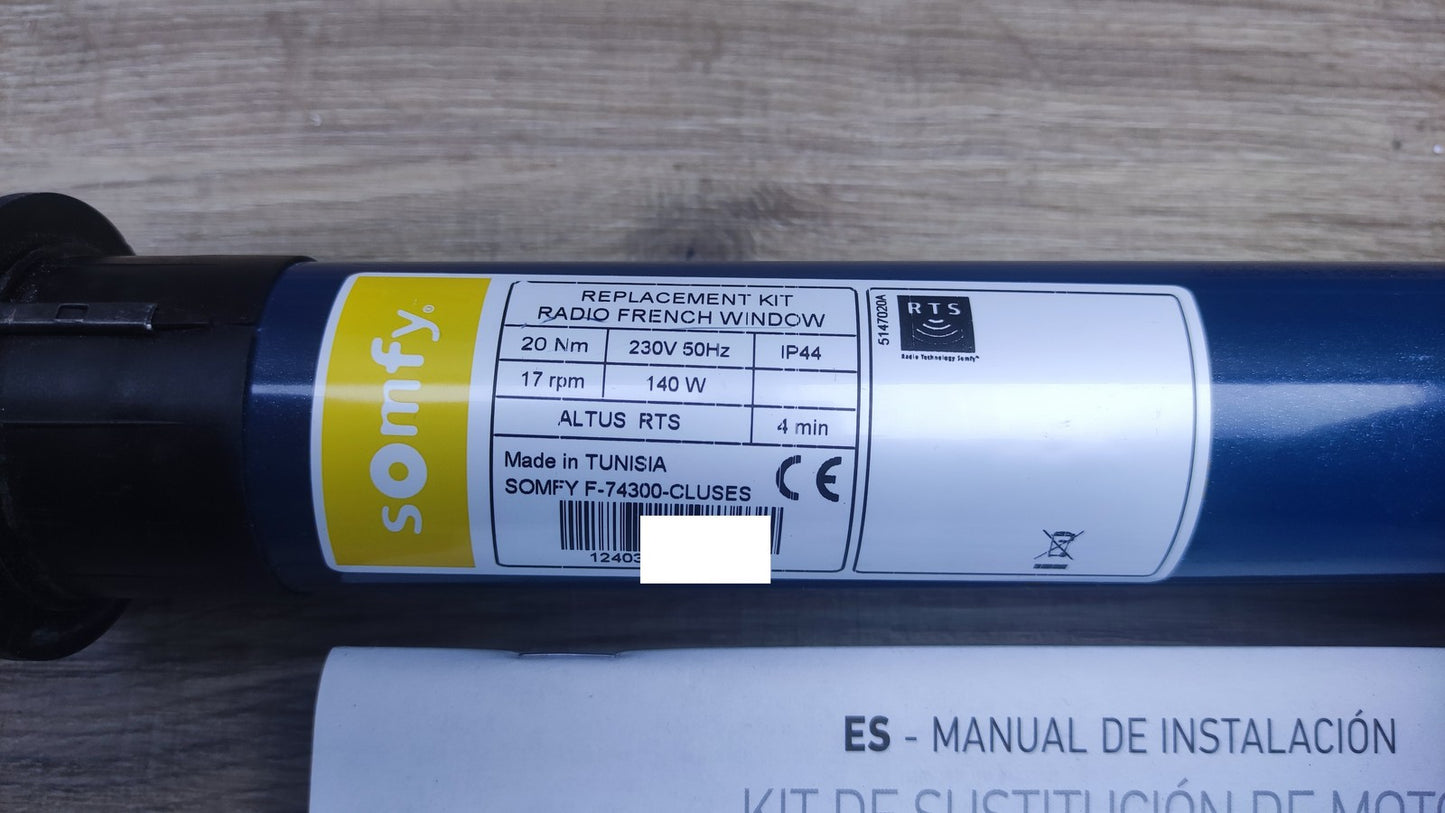 Somfy 1240388 Rollladenmotor-Ersatzkit, I37083