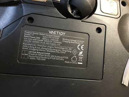 Vactidy Nimble T7 Saugroboter mit Wischfunktion 2 in 1, I36061