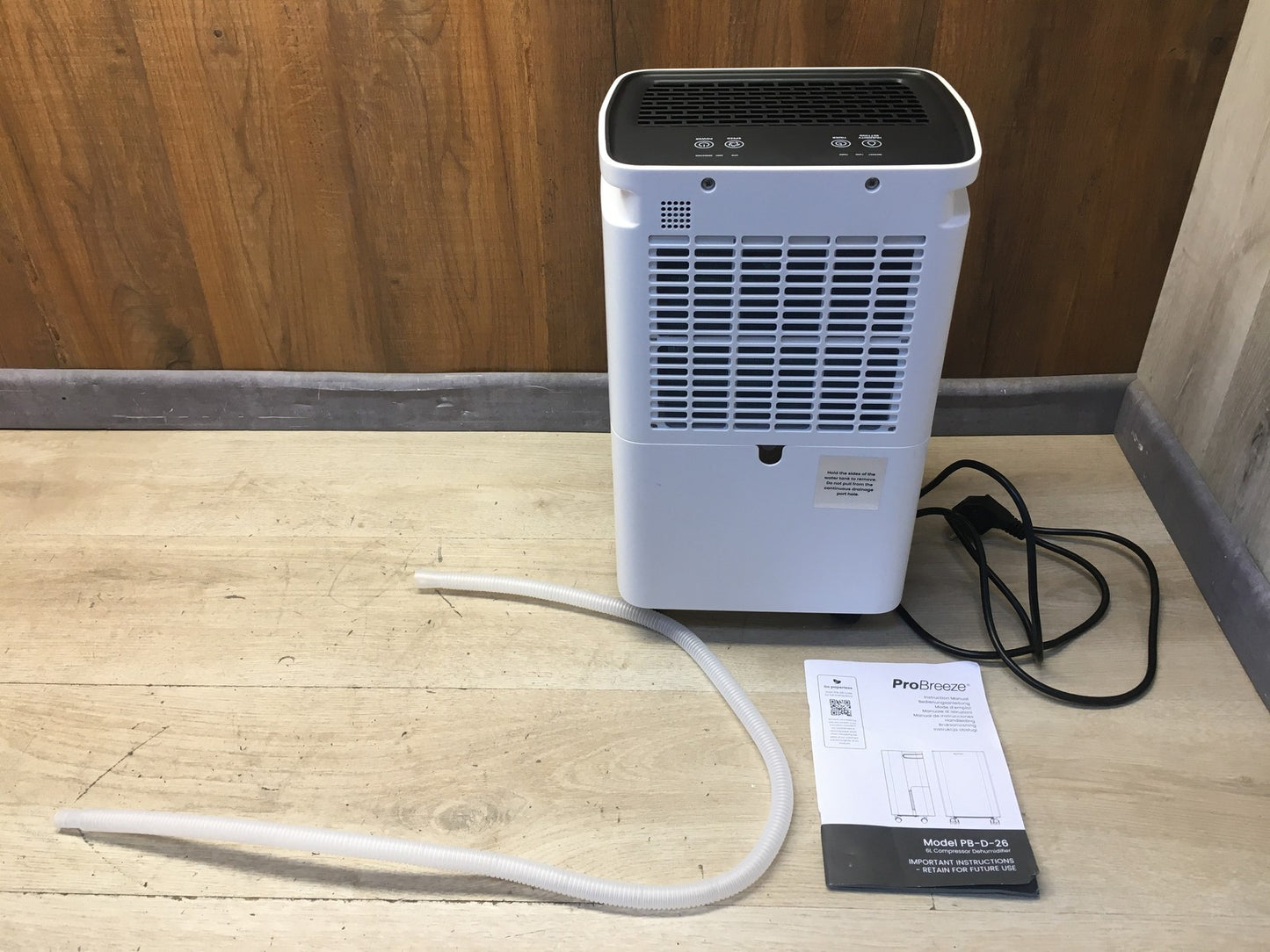 ProBreeze PB-D-26-EU Luftentfeuchter 6L, weiß, I38026