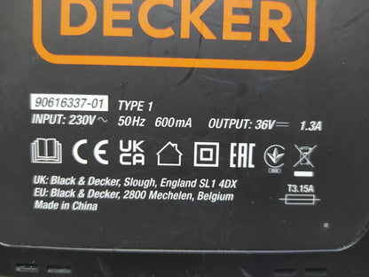 Black+Decker Akku-Rasentrimmer BCSTA536, Akku 2,5Ah, Schnittbreite 33 cm, I35080