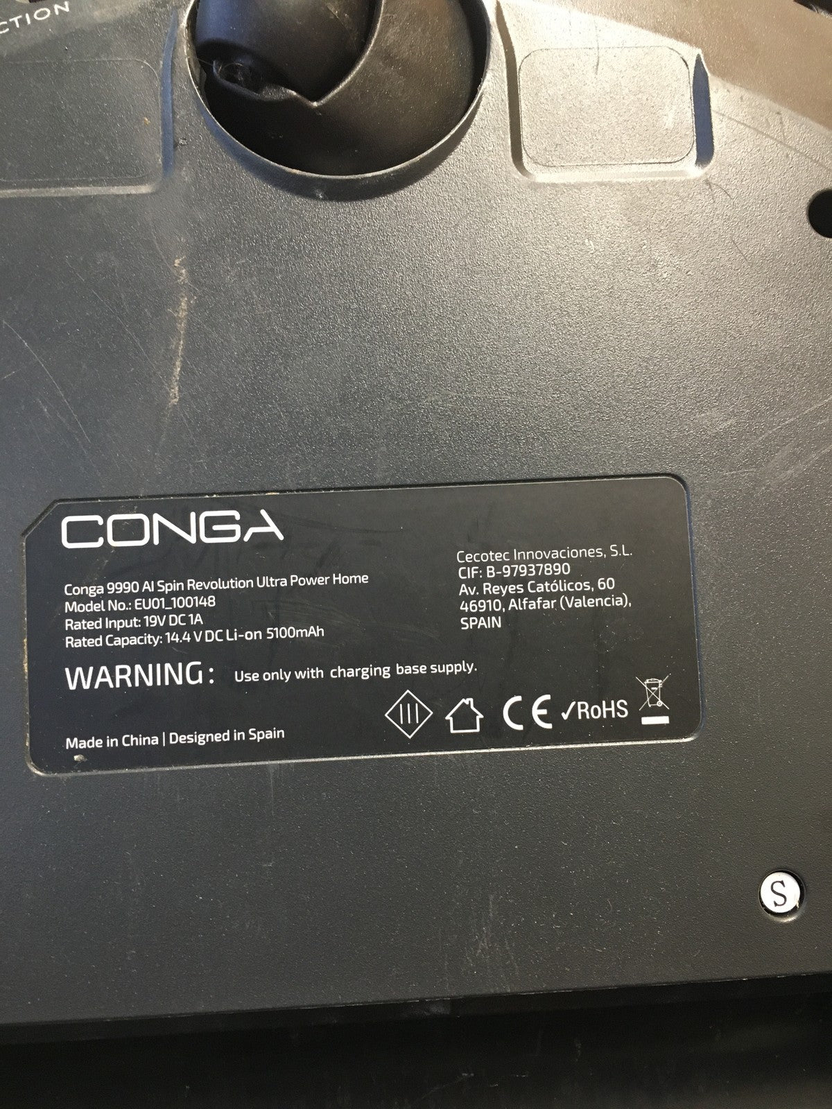 Cecotec Saugroboter Conga 9990 AI Spin Revolution Ultra Power Home, I35995
