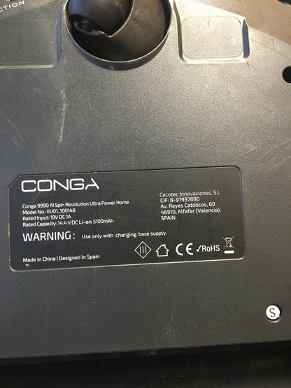 Cecotec Saugroboter Conga 9990 AI Spin Revolution Ultra Power Home, I35995