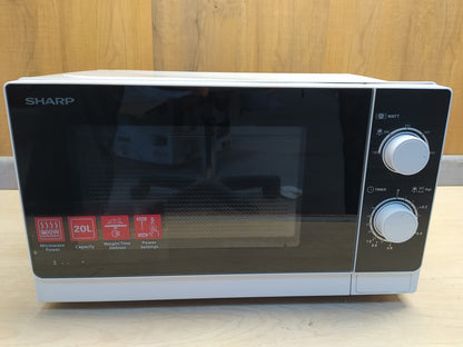 Sharp R200WW Mikrowelle, 20 L, 800 W, 5 Leistungsstufen, I35875