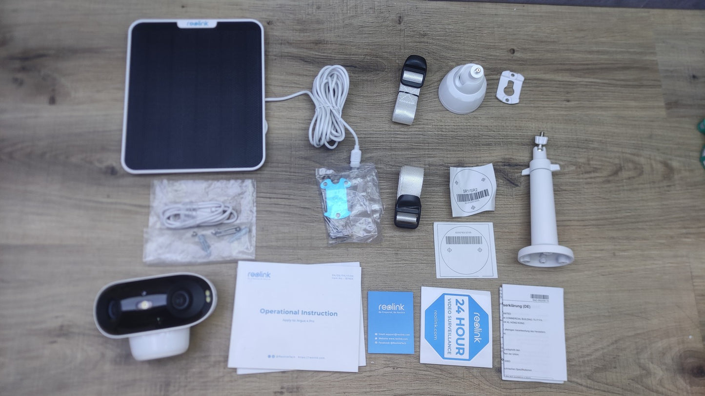 Reolink Argus 4 Pro+ Überwachungskamera mit Solarpanel, Aussen, I38613