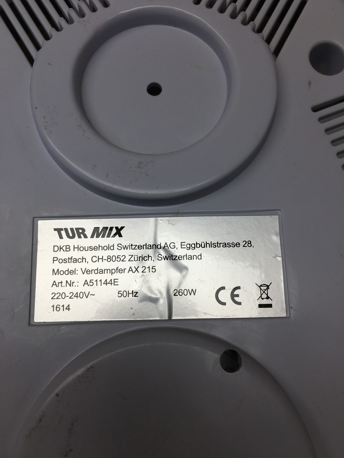 Turmix Verdampfer weiß AX 215, I36582