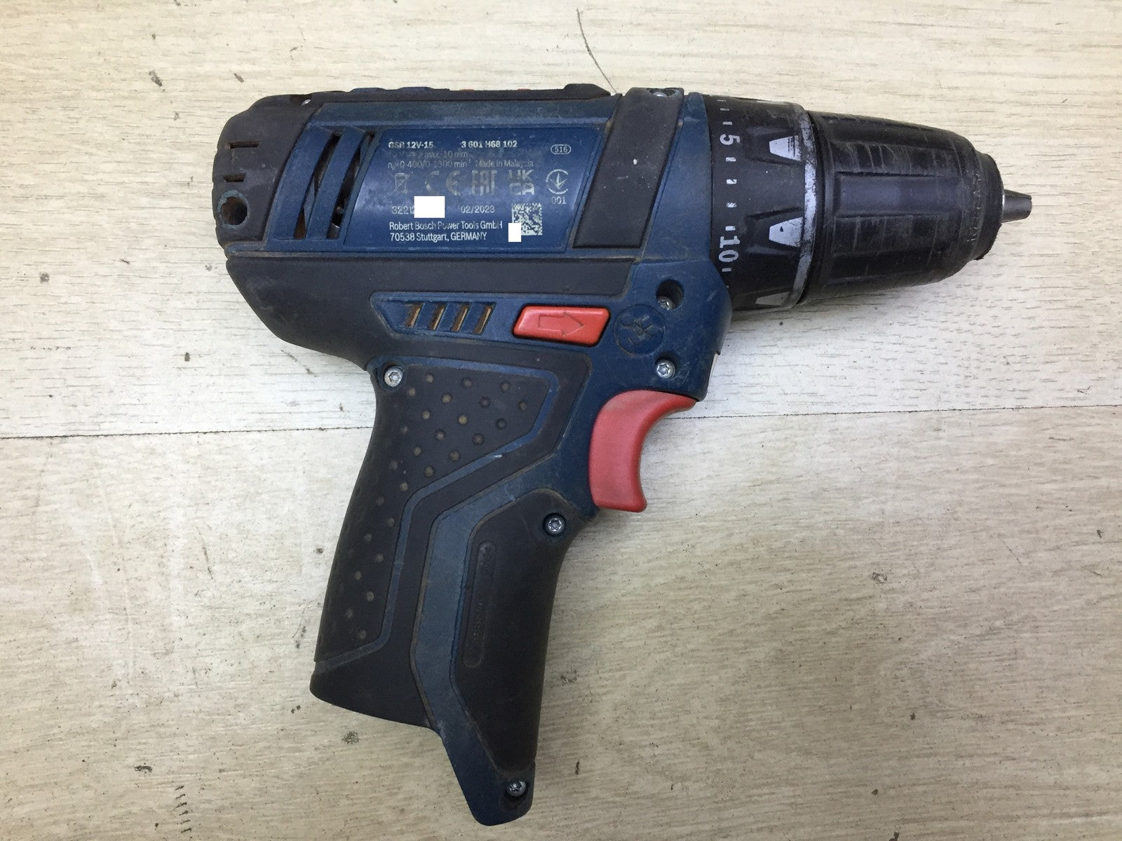 Bosch Professional GSR 12V-15 Akku-Bohrschrauber SOLO, I34232