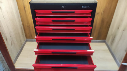 KS Tools Ecoline Werkstattwagen mit 7 Schubladen leer, I38322