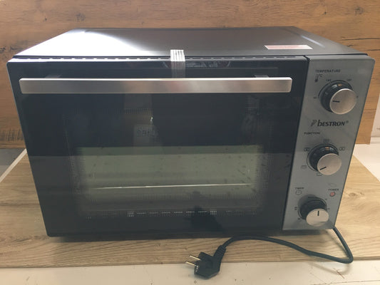 Bestron AOV31PS Kompakter Mini-Backofen, 31L, 1500W, I39533