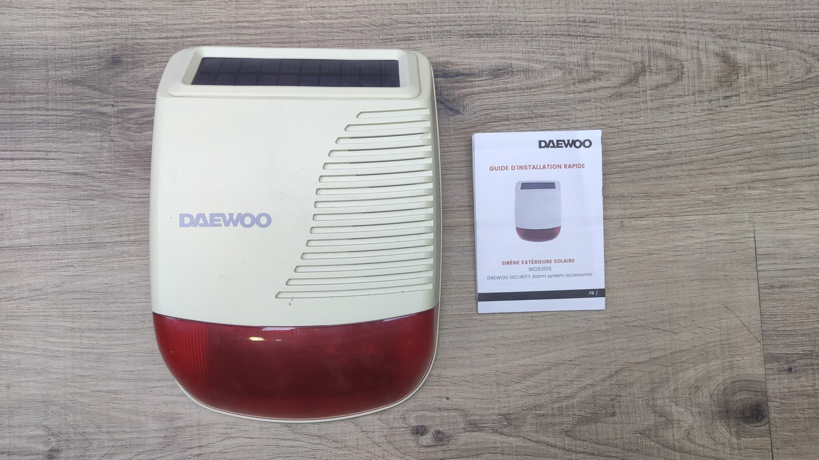 Daewoo WOS301S Solar-Außensirene kompatibel mit Daewoo Security AM301 I35538