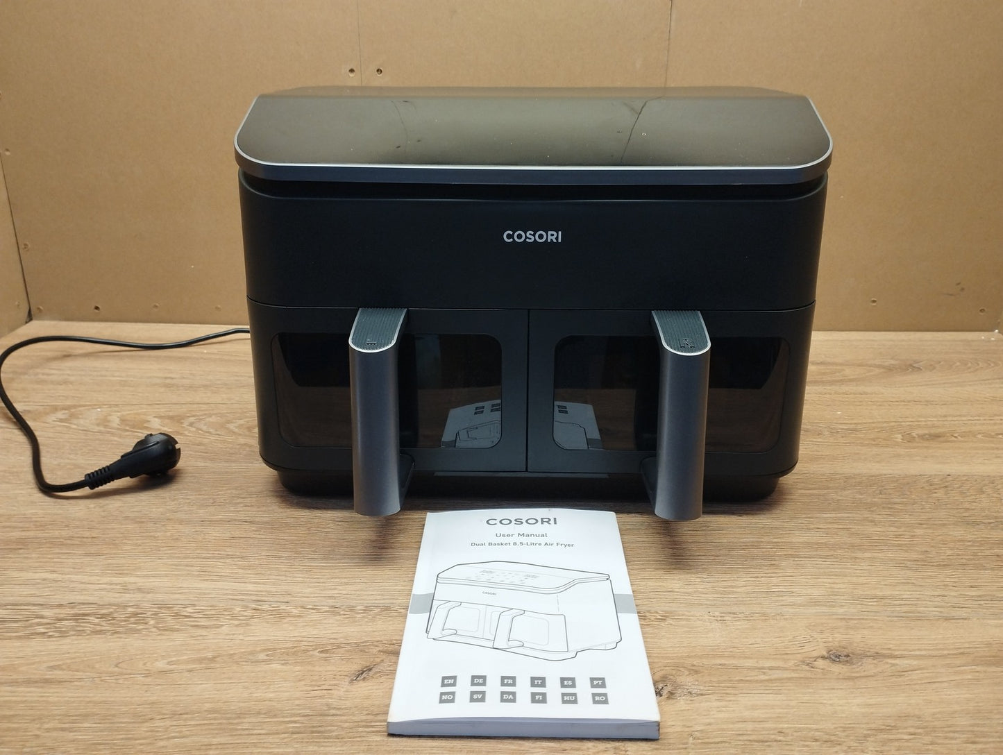 COSORI Airfryer Heißluftfritteuse CAF-R901-AEU, 2 Kammern, 8,5L, I39426