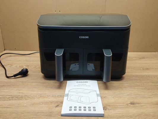 COSORI Airfryer Heißluftfritteuse CAF-R901-AEU, 2 Kammern, 8,5L, I39426
