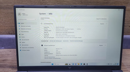 Notebook 15,6" FHD 1920x1080 IPS AMD Ryzen 5 7430U 16GB RAM 512GB SSD USB-C WiFi