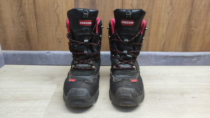 Oregon Yukon Kettensägen-Schnittschutzstiefel aus Leder, Größe 44, I38160