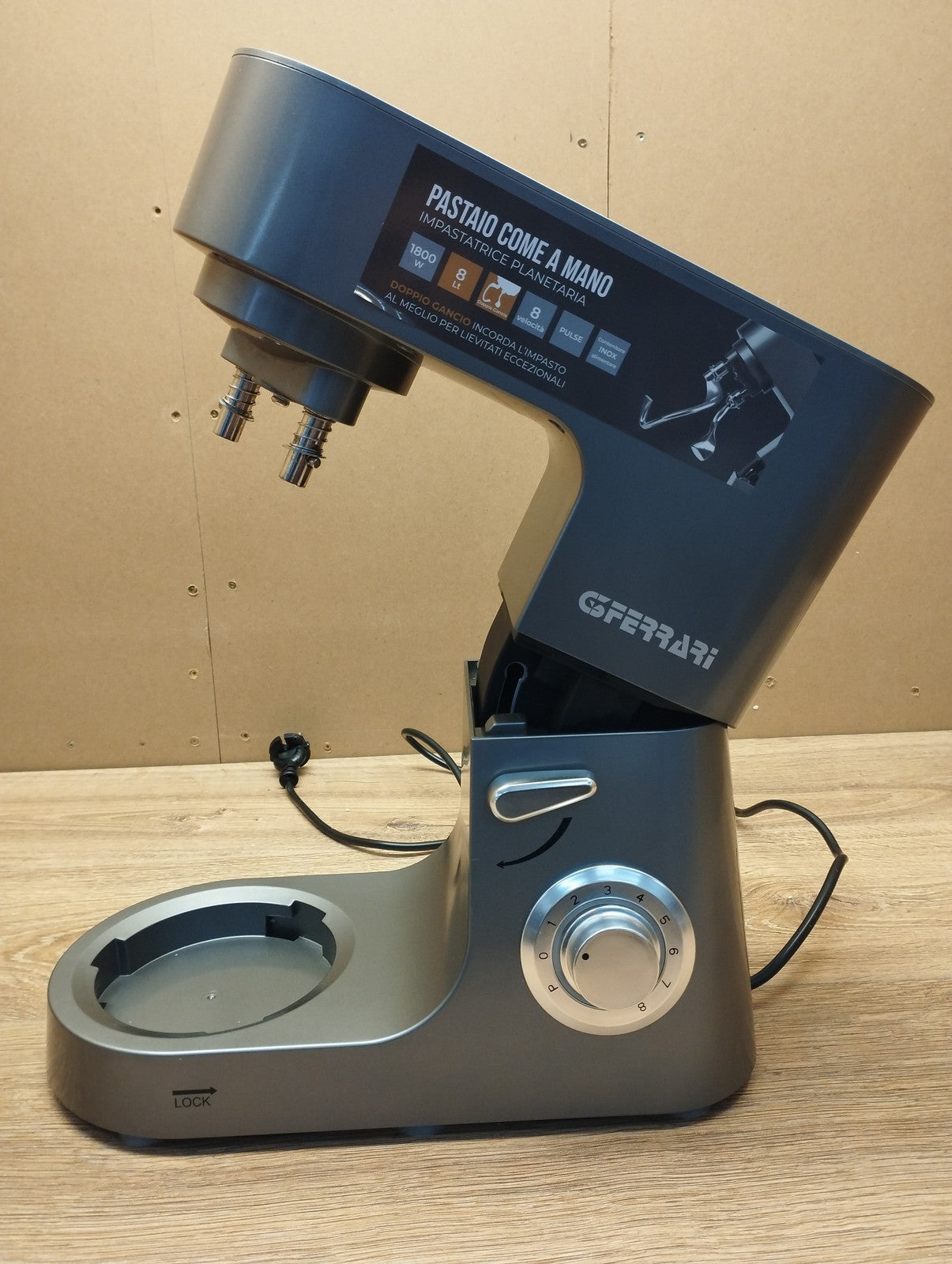 G3 Ferrari G20164 Küchenmaschine 1800 W 8L Edelstahl, I39417