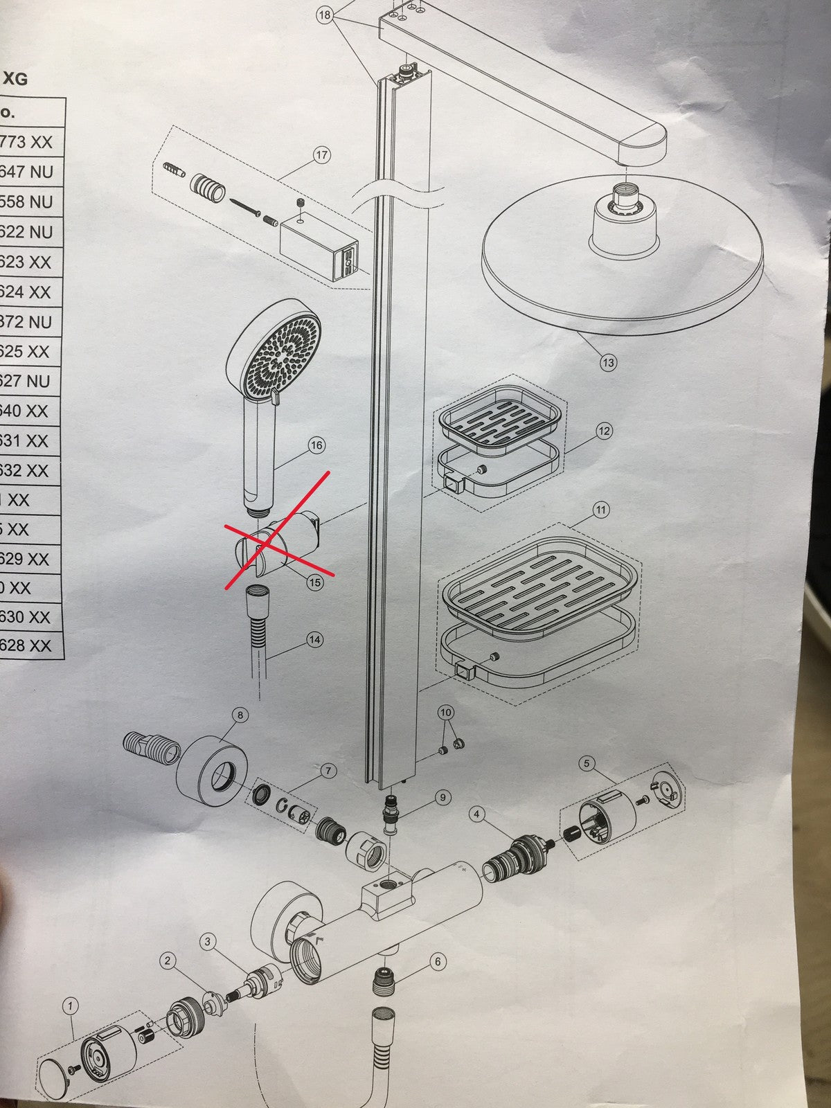 Ideal Standard Ceratherm Alu+ Duschsystem BD583SI, I40751