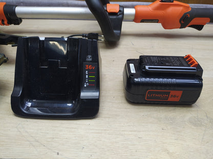Black+Decker Akku-Rasentrimmer BCSTA536, Akku 2,5Ah, Schnittbreite 33 cm, I35080
