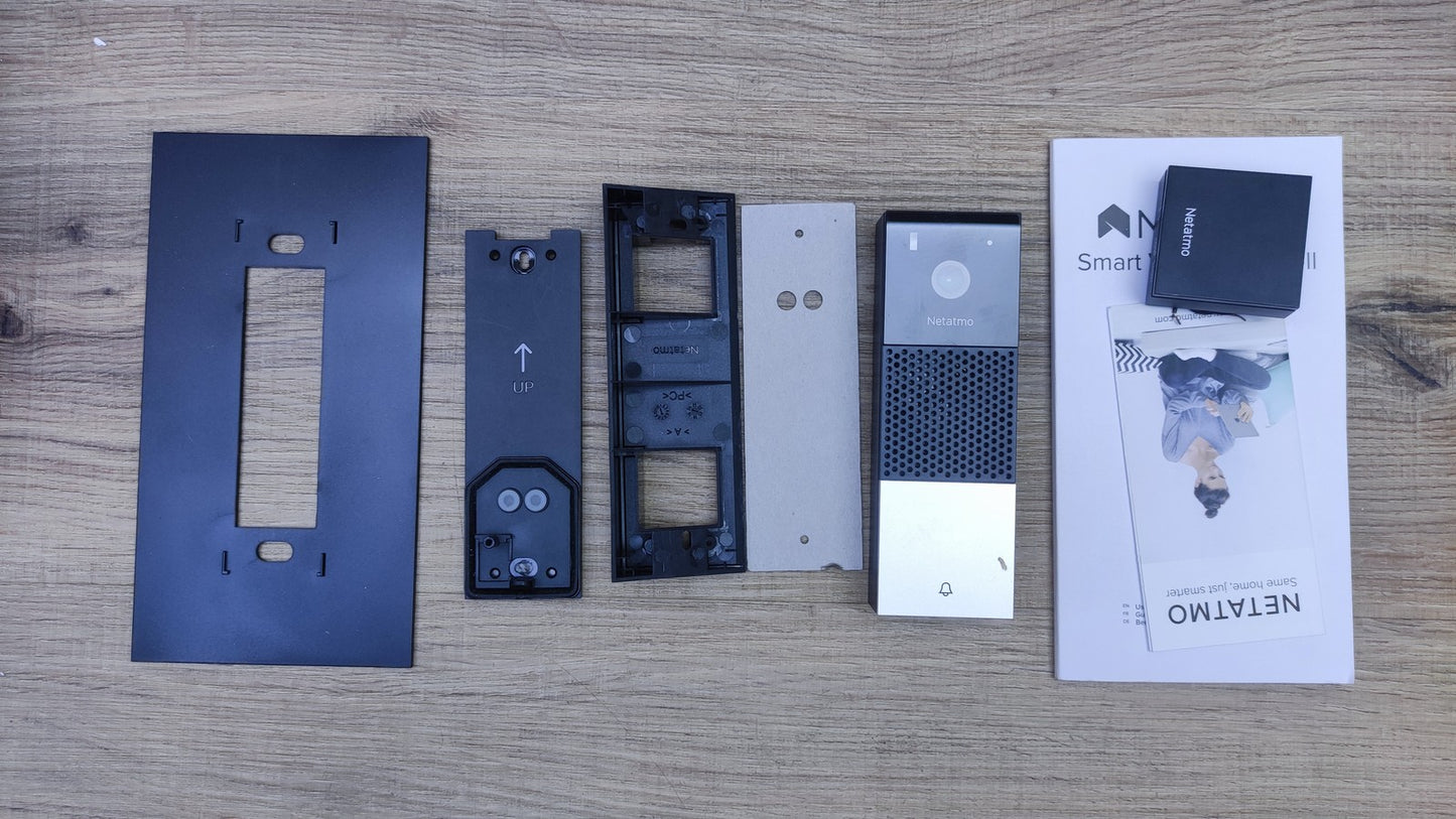Netatmo Smarte Video-Türklingel mit Kamera, WLAN, 2-Wege-Audio, I36102
