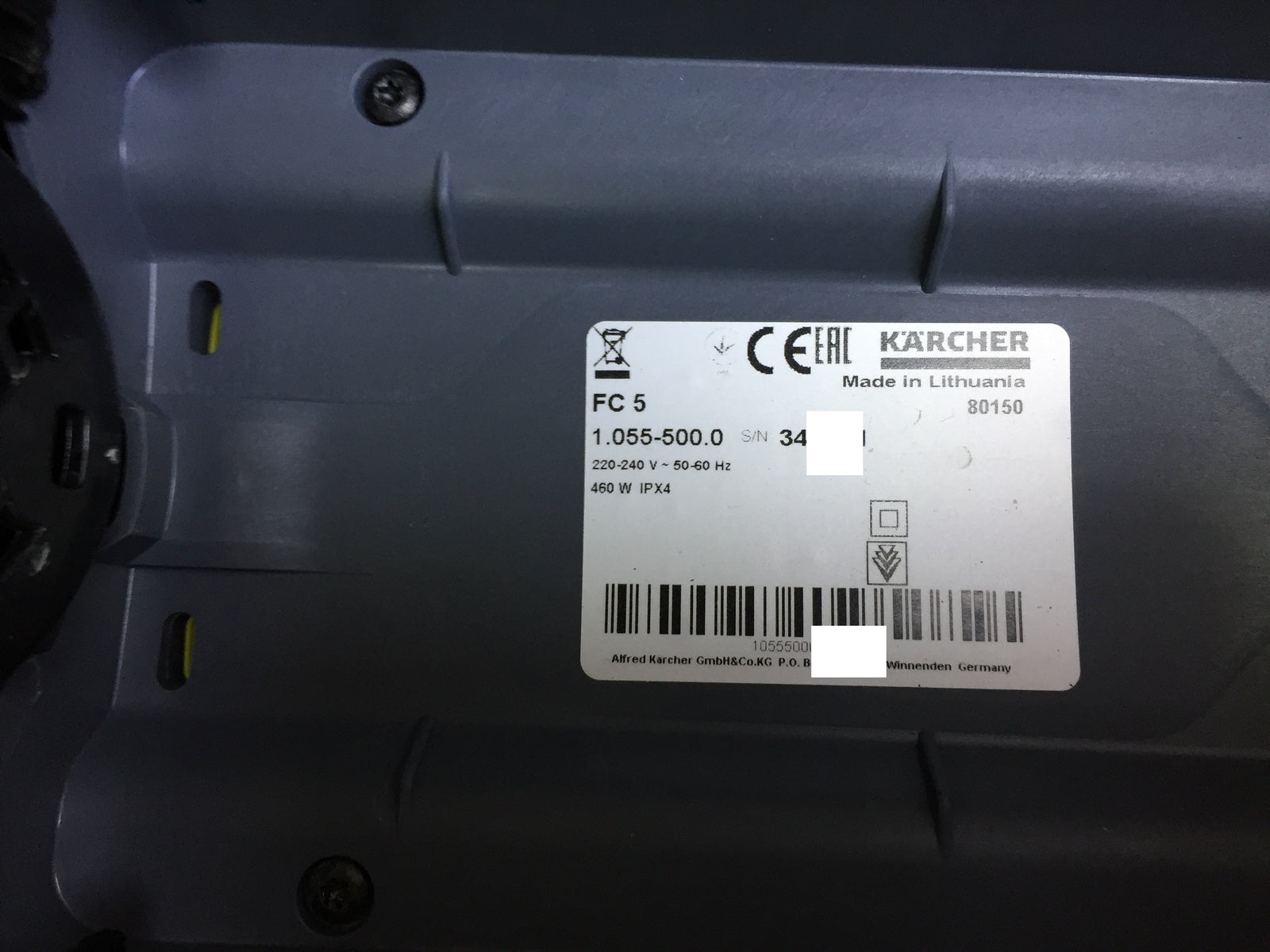 Kärcher 1.055-500.0 Hartbodenreiniger FC 5 2-in-1-Funktion, I32116