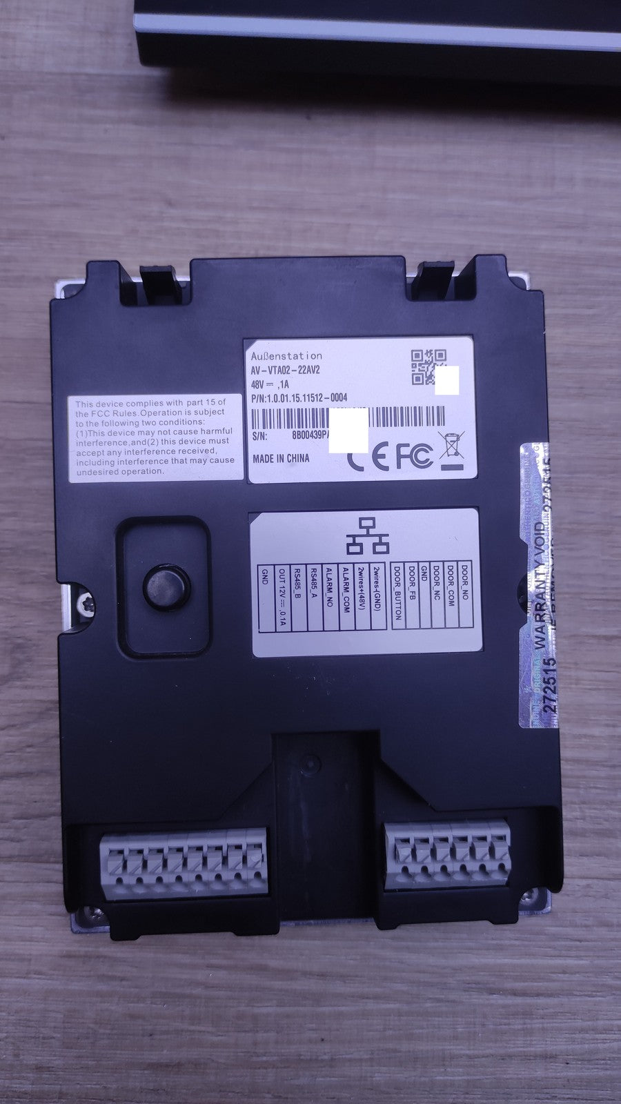 Goliath AV-IPS-106 Video-Türsprechanlage unterputz 10 Zoll schwarz I34518