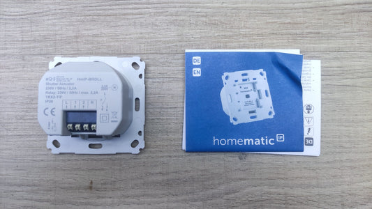 Homematic IP Rollladenaktor für Markenschalter HmIP-BROLL 151322A0, I37583