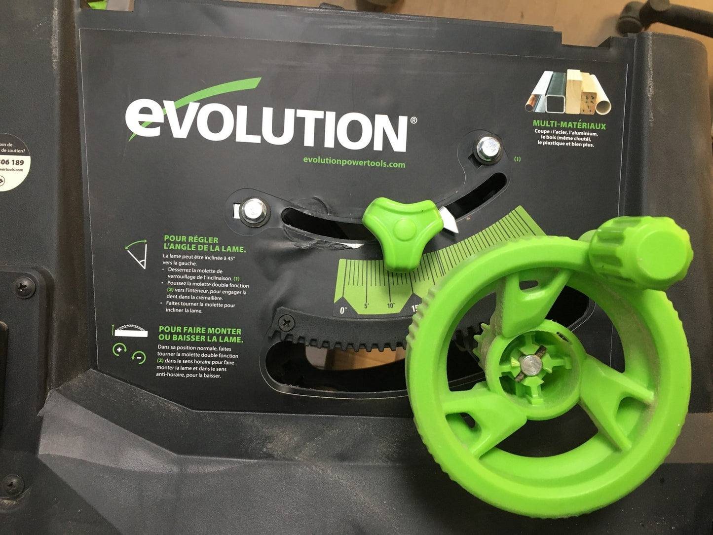 Evolution FURY5-S Tischkreissäge Tischsäge 230 V 255 mm, I37011