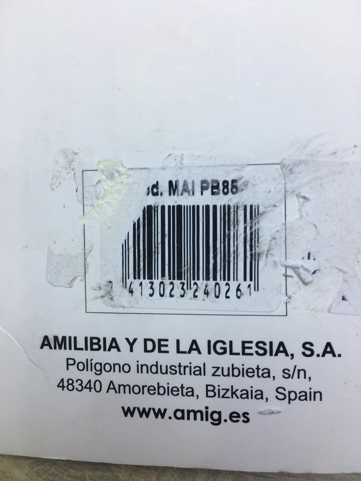 Amig MAI PB85 Türgriff-Set  245 x 45 mm, 8 mm, I31078