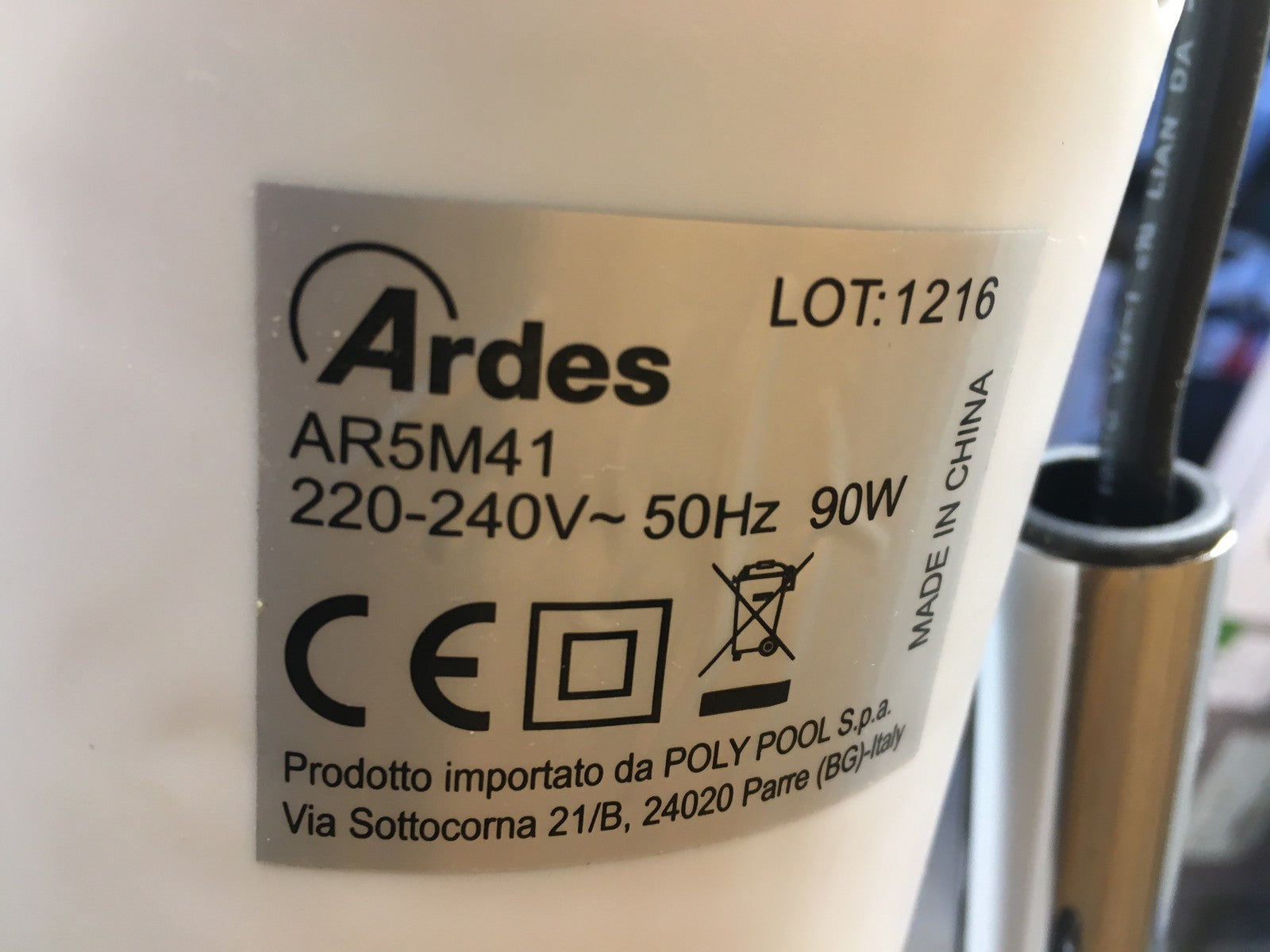 Ardes AR5M41 Ventilator mit Luftbefeuchter Ø 40 cm, I36535