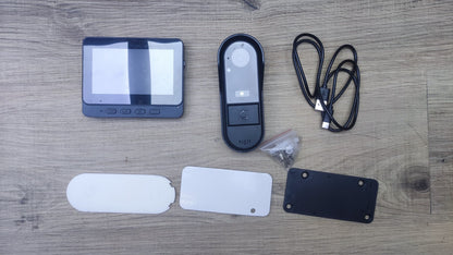 VINGVO Video-Türklingelanlage, 1080P IP65 Wasserdicht, 4,3 Zoll, I37578