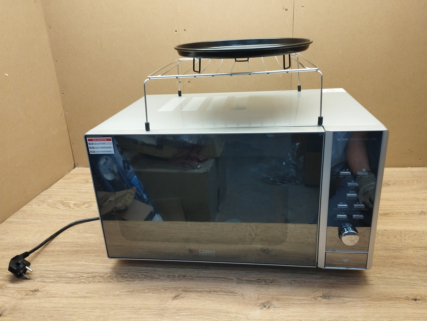 CASO MCG 30 Ceramic chef Mikrowelle mit Grill + Heißluft 2100W 30L, I39492